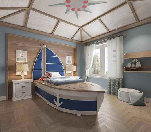 Ships - Ahoy! How to design a sailor themed bedroom for your little captain